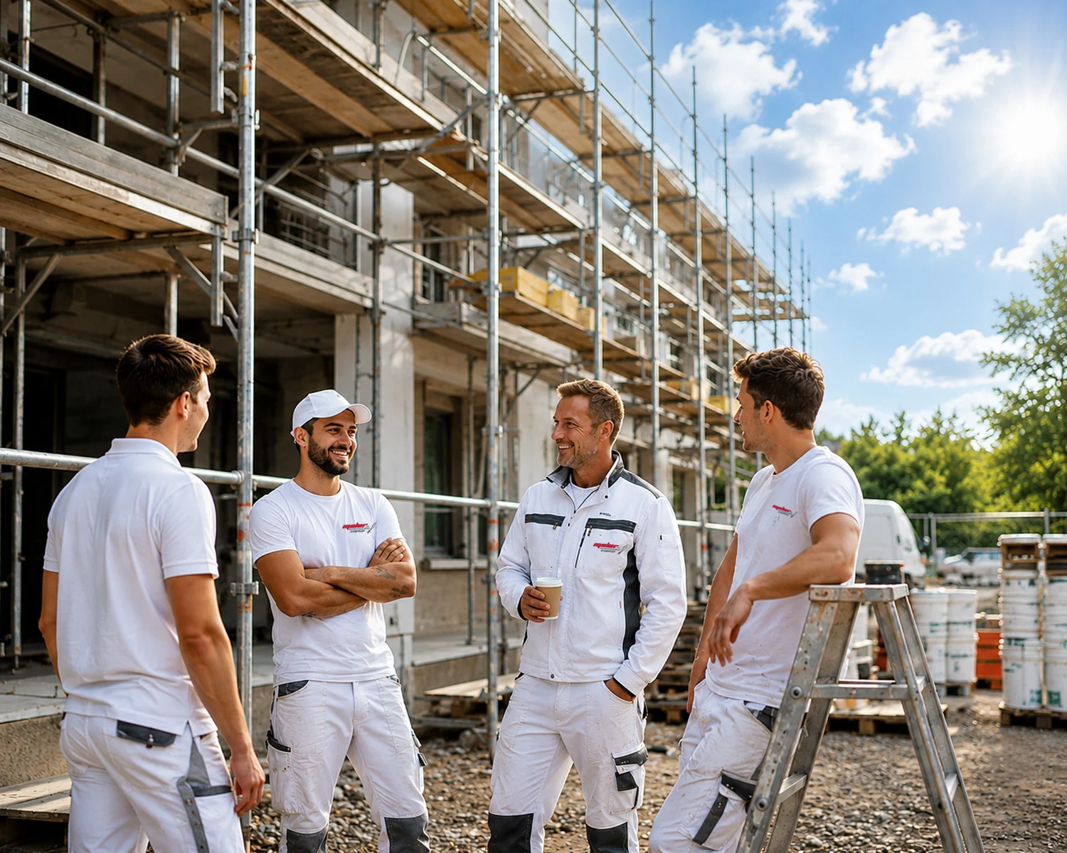Maler und Lackierer bei der Arbeit