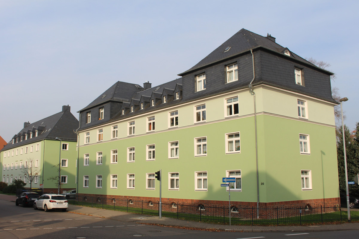Wohnhauser in Rochlitz Anstrich mit modernen Silikonharzfarben