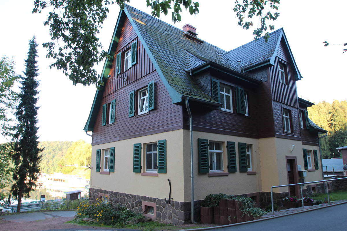 Denkmalgeschutztes Haus des Zweckverband Kriebsteintalsperre