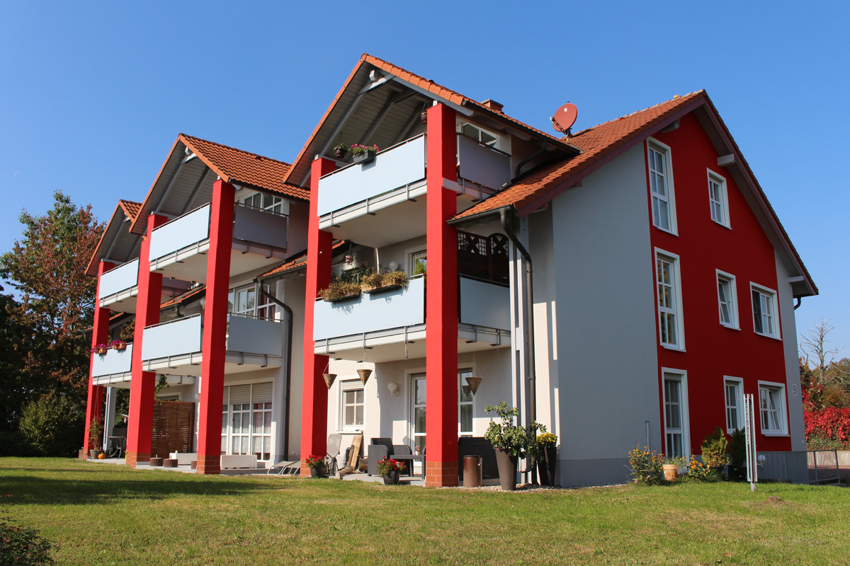 Erlau moderne Fassadengestalung