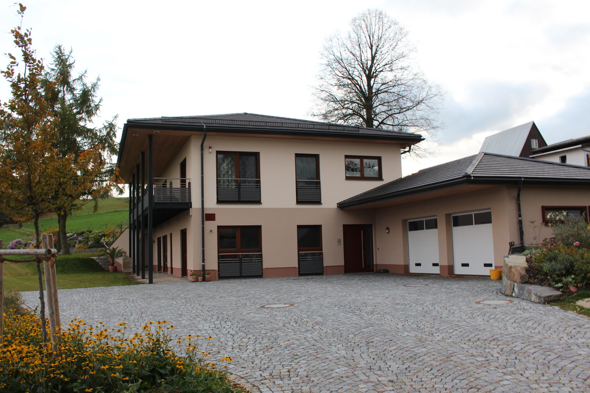 Einfamilienhaus in Grunhainichen, Warmedammverbundsystem